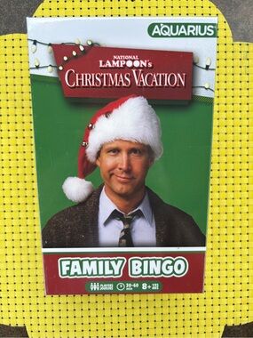 Aquarius National Lampoon's Christmas Vacation Family Bingo Game New Sealed